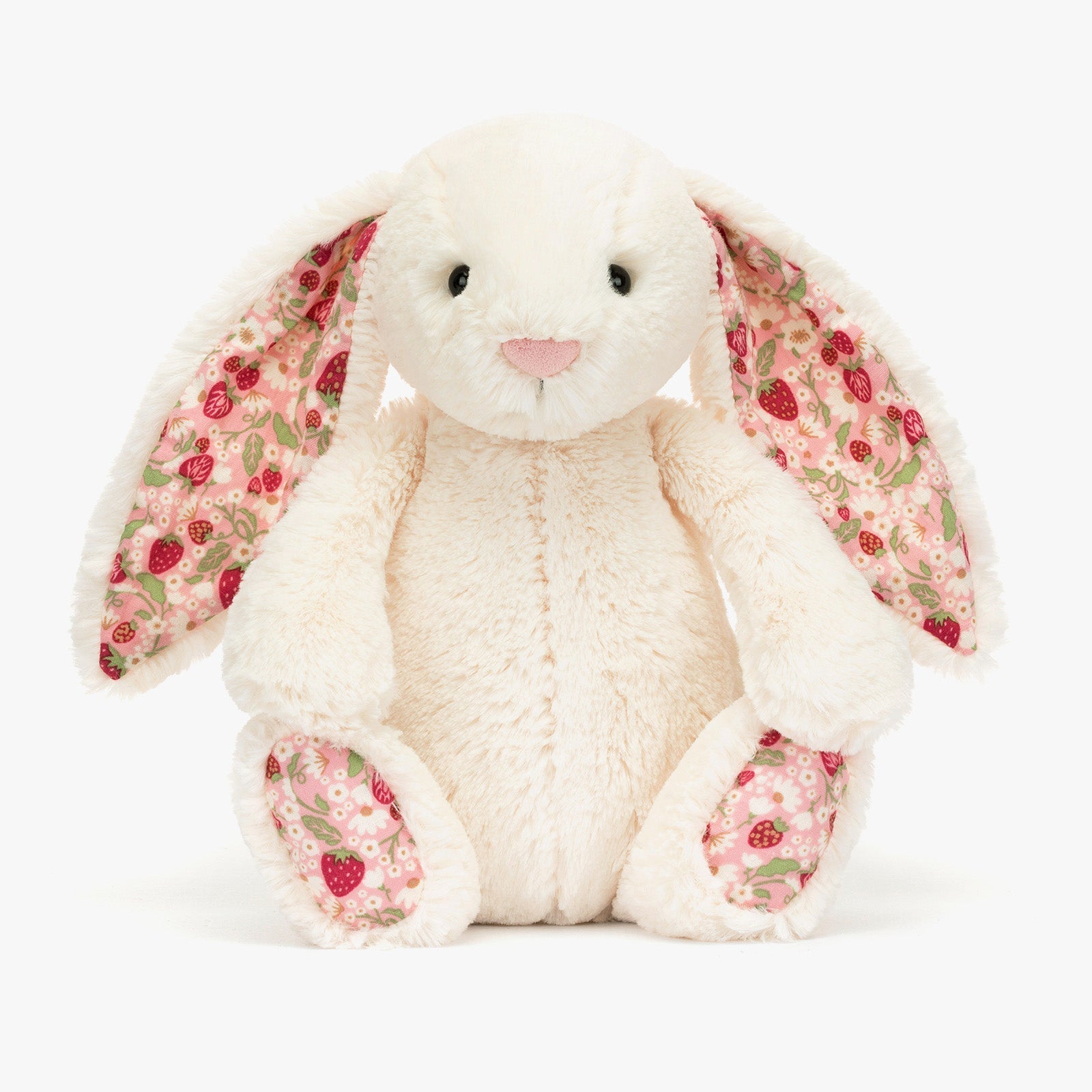 Jellycat Blossom Cream Bunny – Adorable Berry-Patterned Plush
