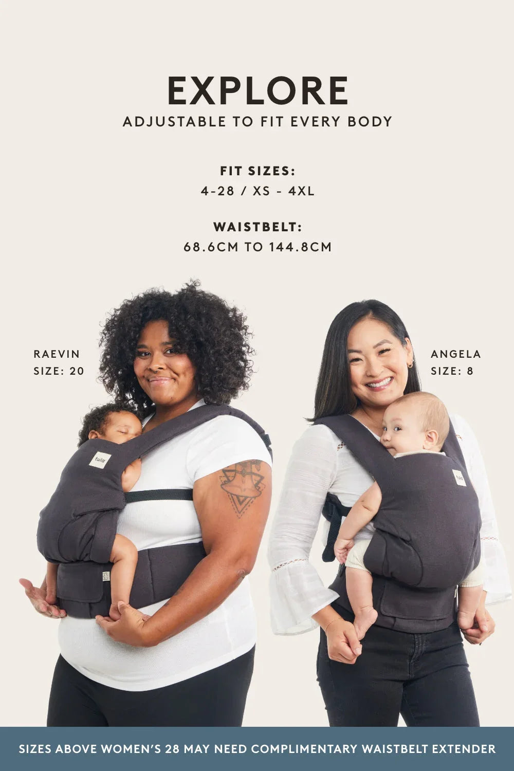 Spruce - Linen Explore Adjustable Baby Carrier