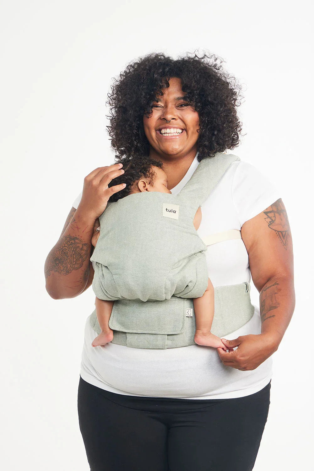 Spruce - Linen Explore Adjustable Baby Carrier